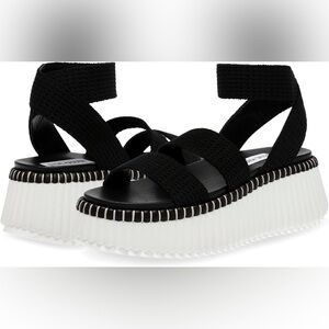 Steve Madden Black Platform SHELLE Shoes